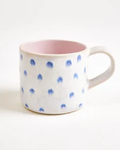 Nódoa Tasse groß gepunktet rosa blau