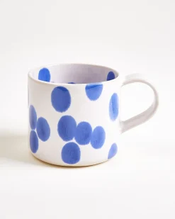 Nódoa Tasse groß gepunktet blau