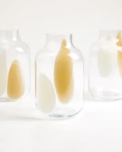 Nuno Glasvase M drops sand