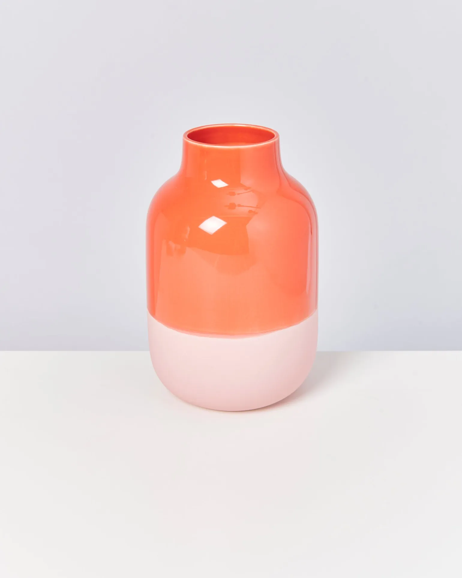 Nuno Vase L coral rosé