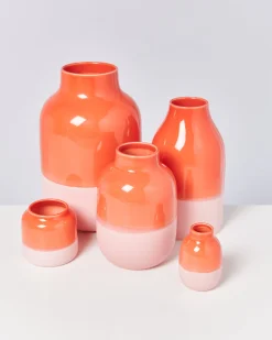 Nuno Vase L coral rosé
