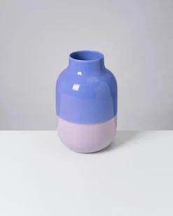 Nuno Vase L cornflower lila