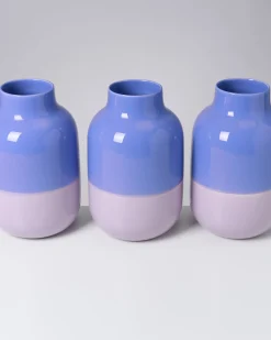 Nuno Vase L cornflower lila