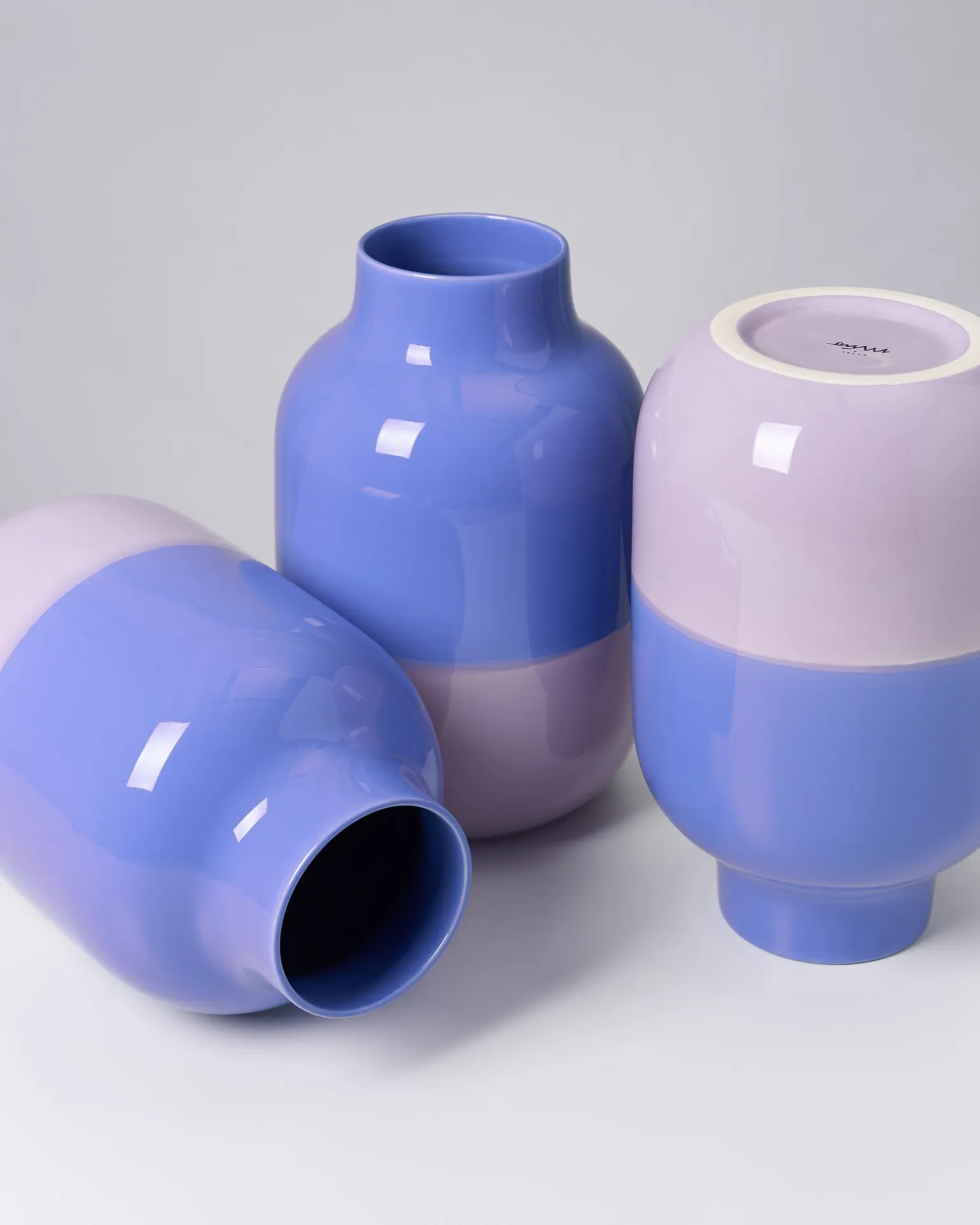 Nuno Vase L cornflower lila