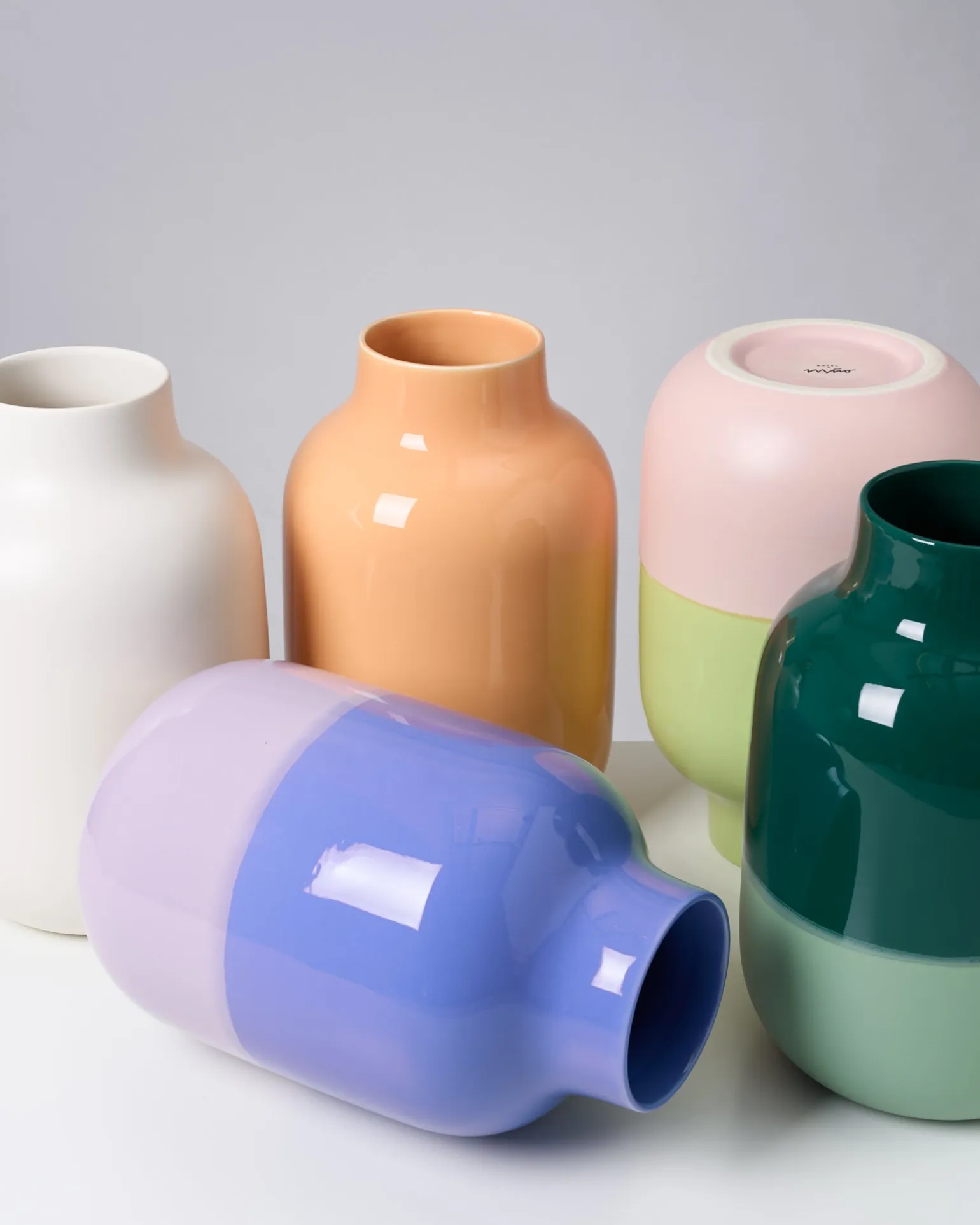 Nuno Vase L cornflower lila
