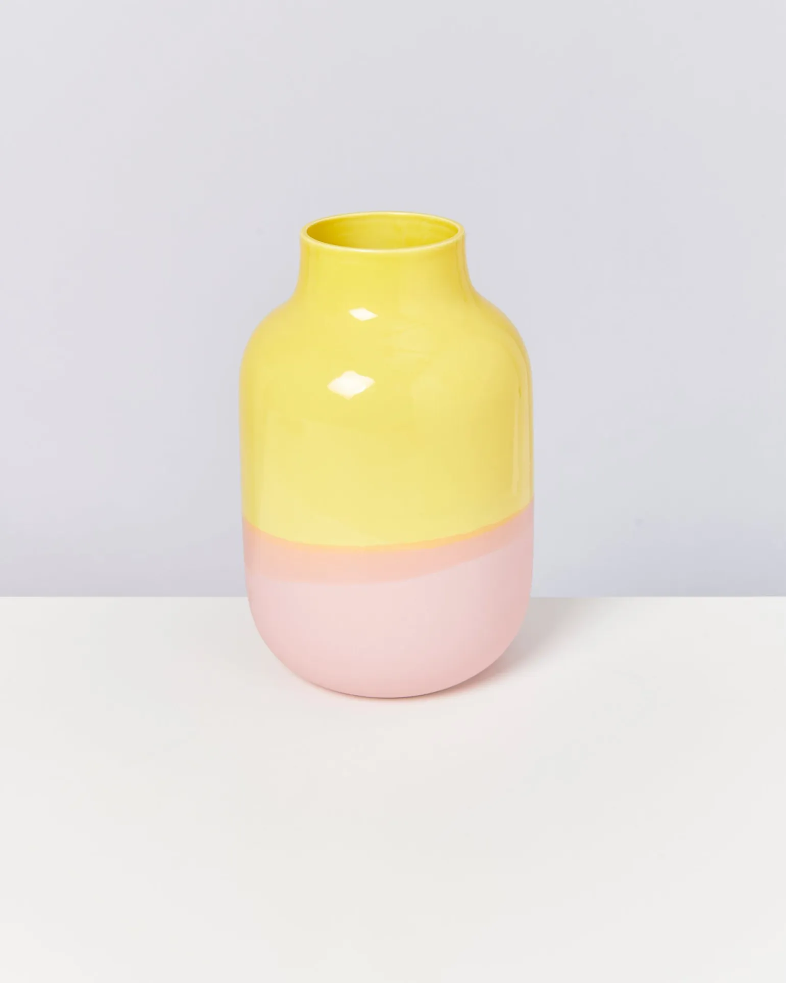 Nuno Vase L gelb rosé