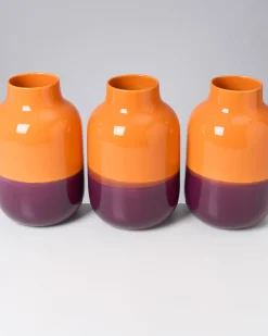 Nuno Vase L orange lila