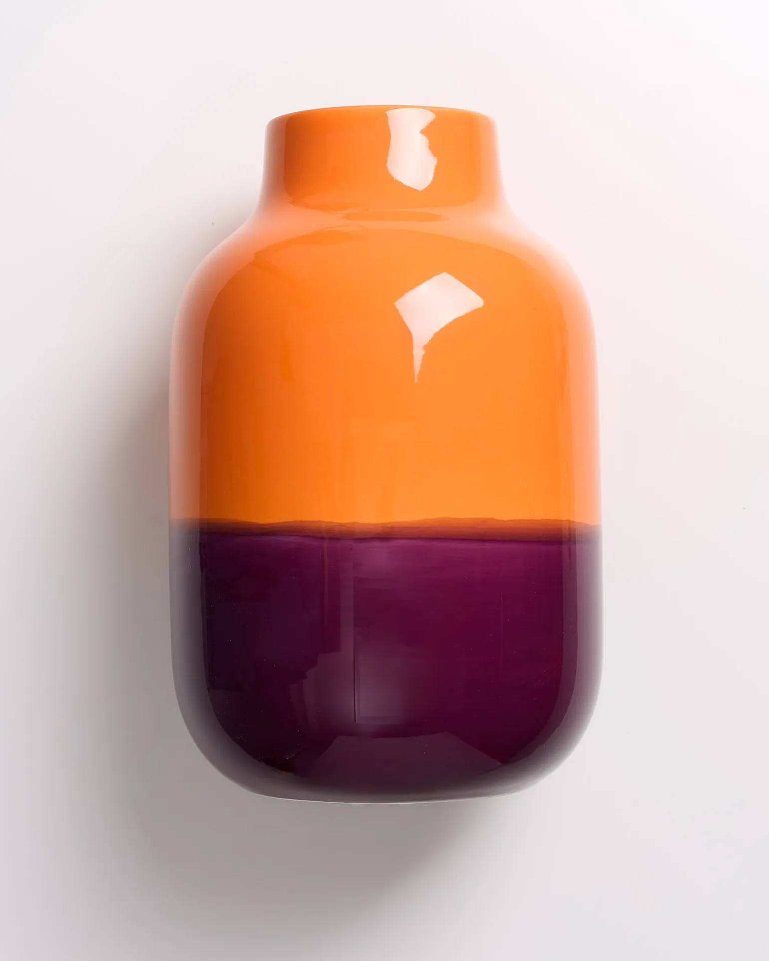 Nuno Vase L orange lila