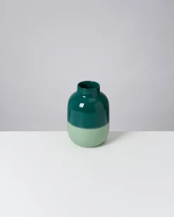 Nuno Vase M dunkelgrün salbei