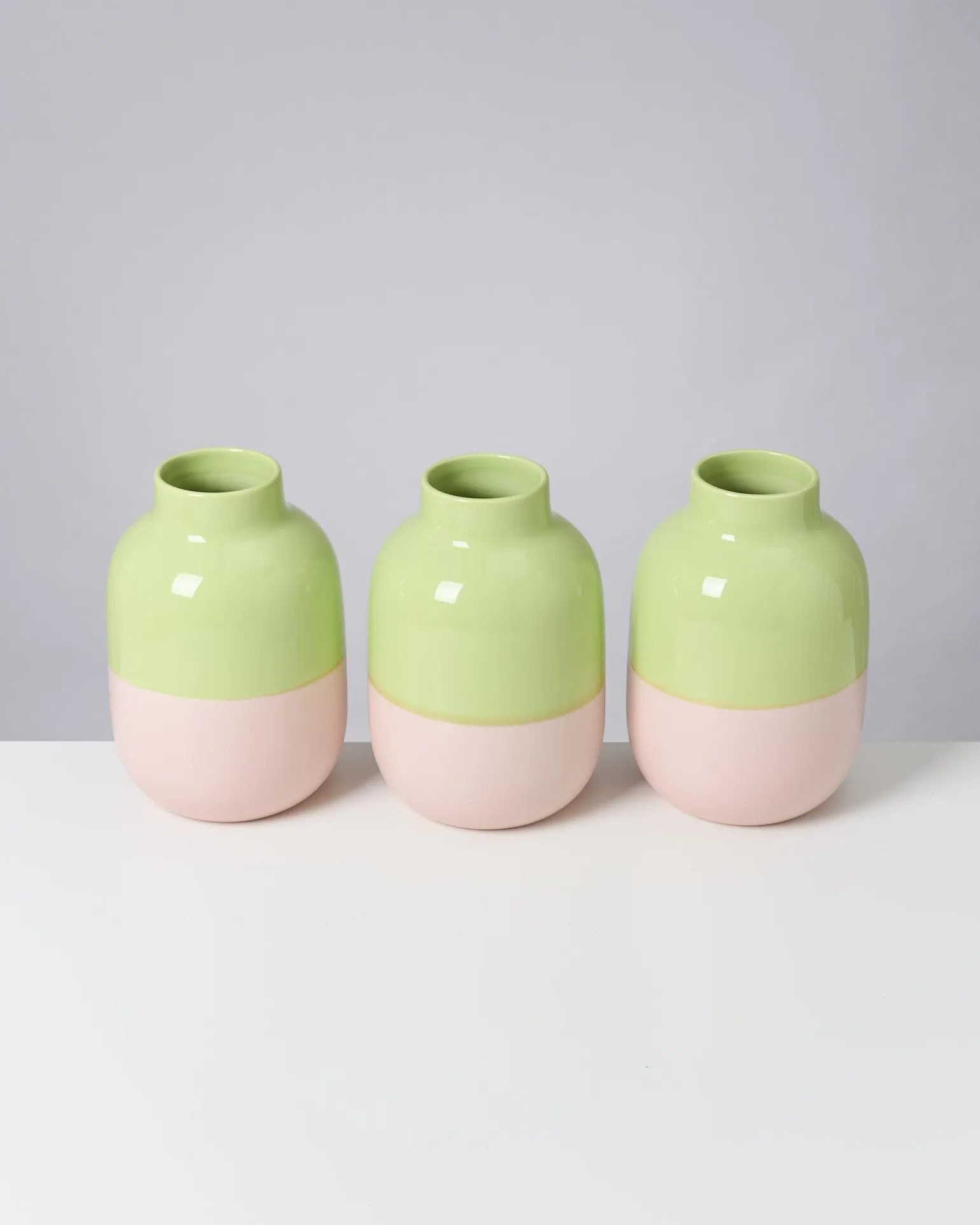 Nuno Vase M lime rosé