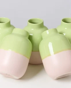 Nuno Vase M lime rosé