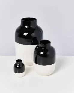 Nuno Vase M schwarz weiß