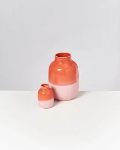 Nuno Vase S coral rosé