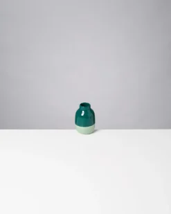 Nuno Vase S dunkelgrün salbei