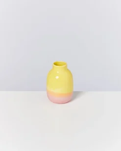Nuno Vase S gelb rosé