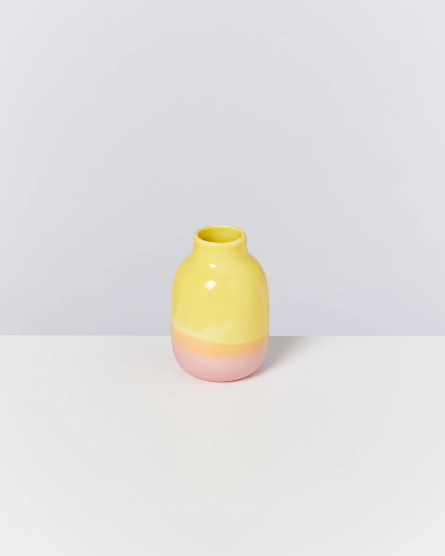 Nuno Vase S gelb rosé