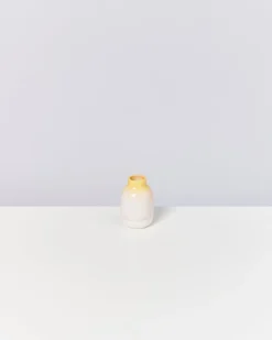 Nuno Vase S gesprenkelt gelb rosa