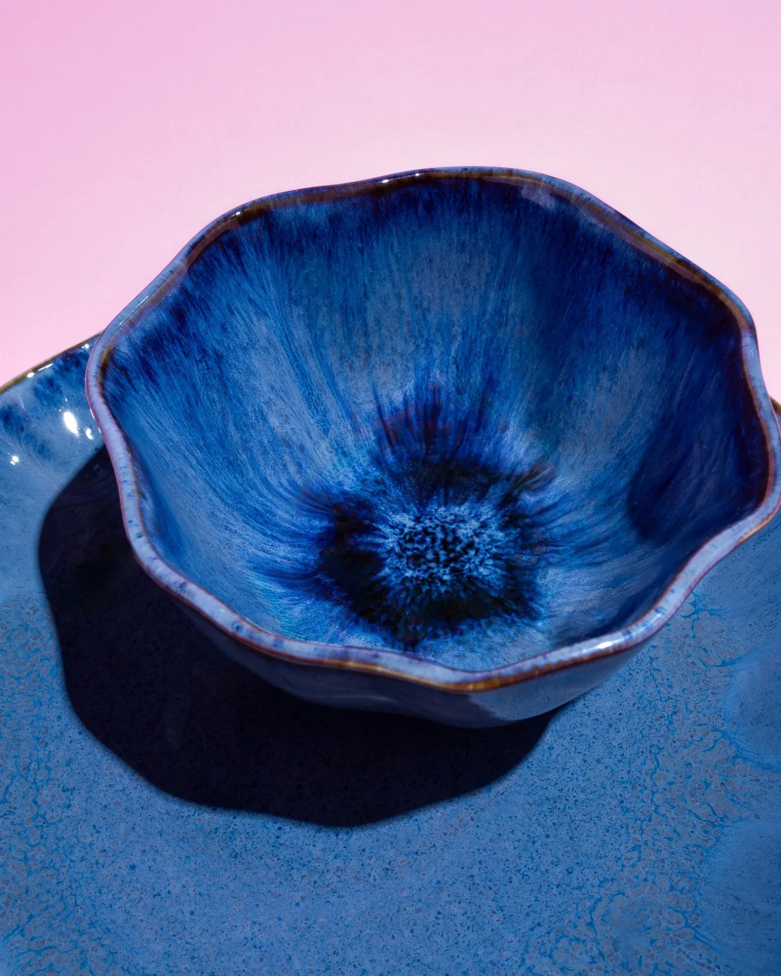 Pérola Müslischale shell dunkelblau