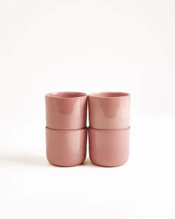 Seda Becher klein rosé 4er-Set