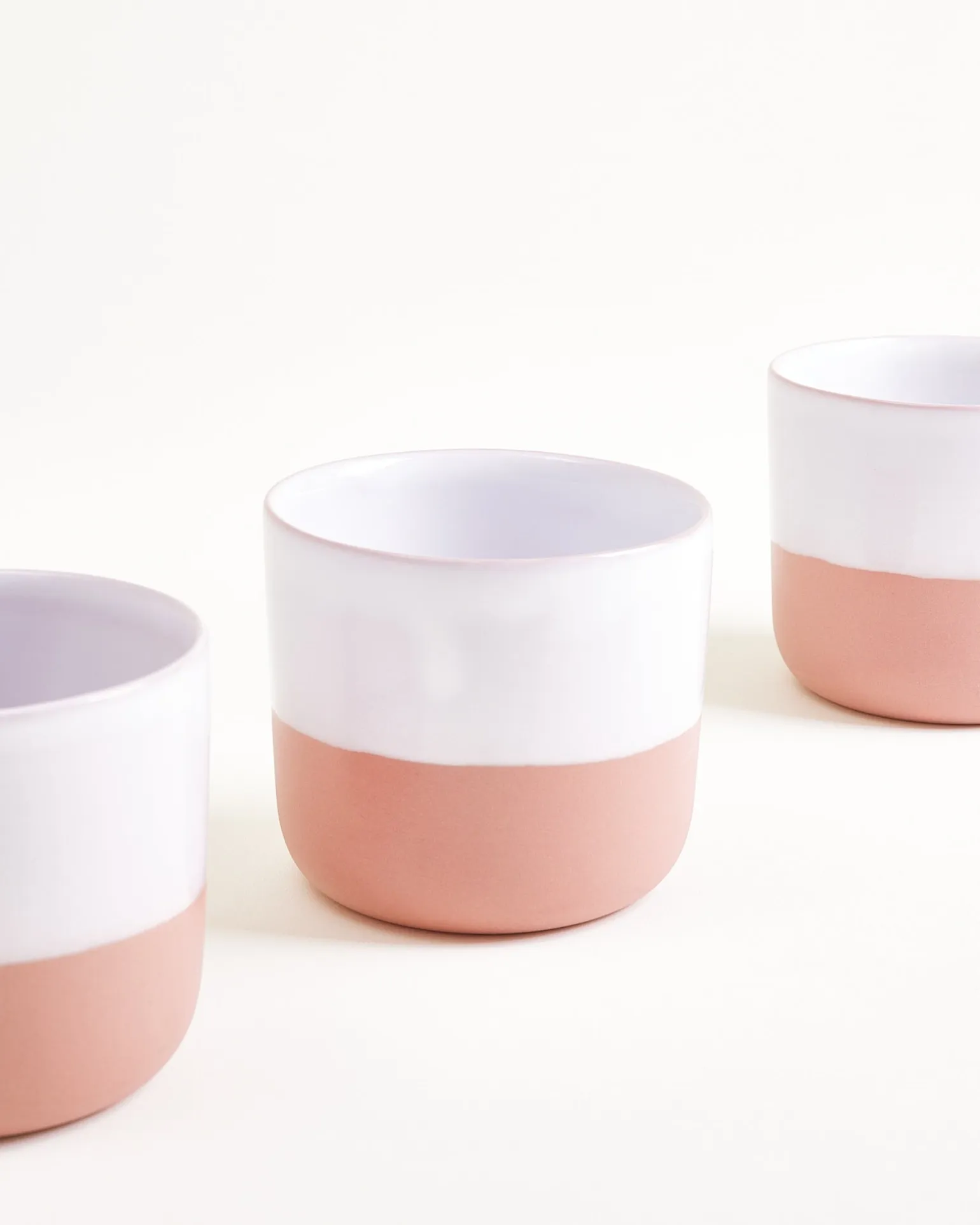 Seda Becher klein rosé weiß 6er-Set