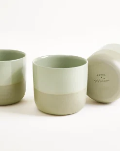 Seda Becher klein salbeigrün 4er-Set