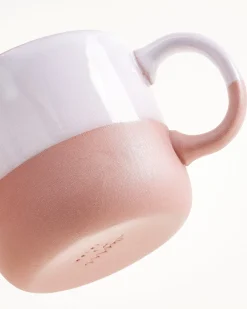 Seda Tasse klein rosé weiß 4er-Set