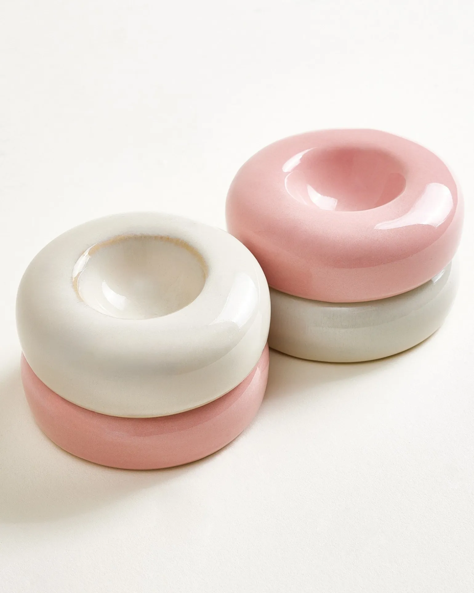 Seia Eierbecher rosa sand 4er-Set