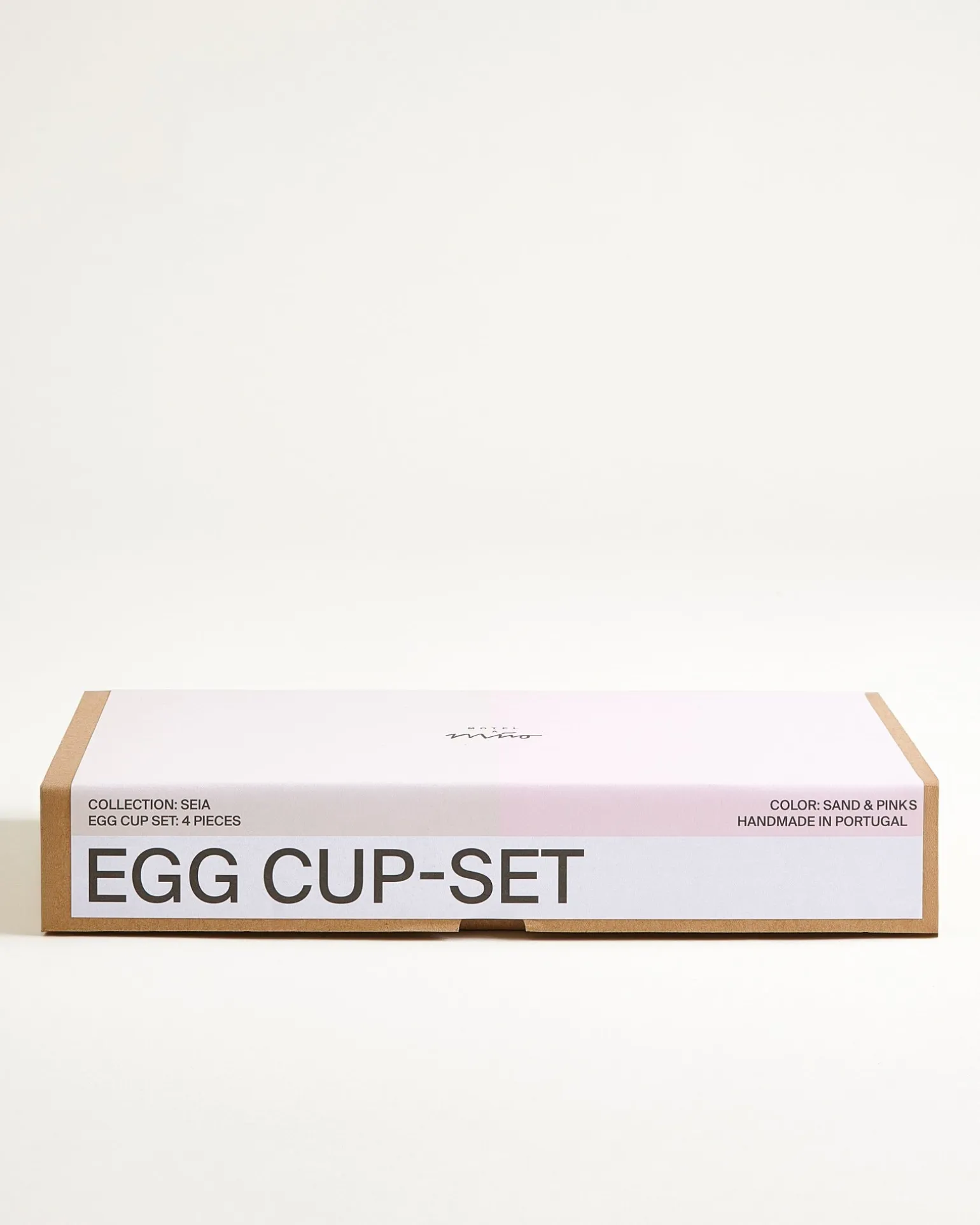 Seia Eierbecher rosa sand 4er-Set