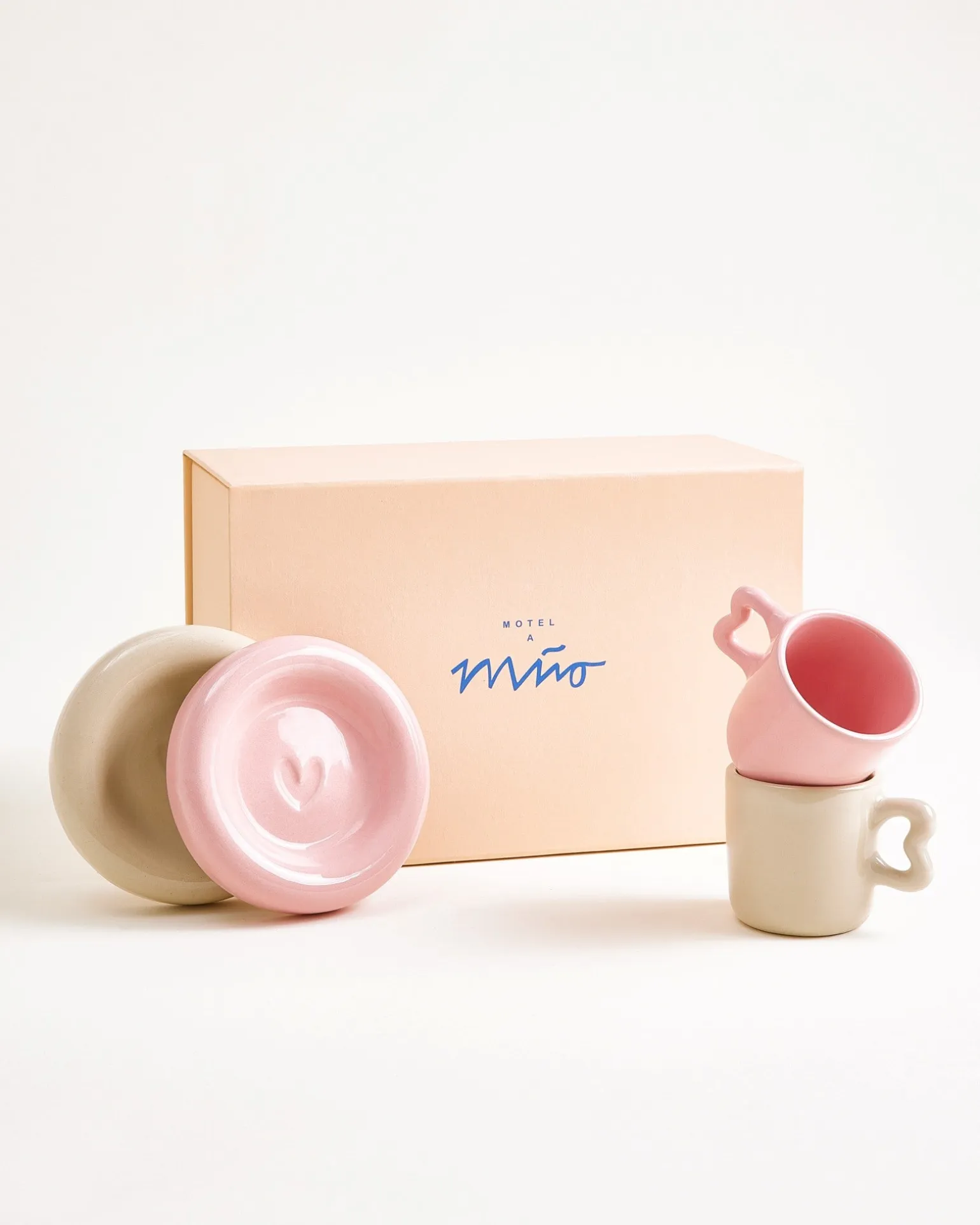 Seia Geschenk-Set Espresso rosa sand 5-teilig
