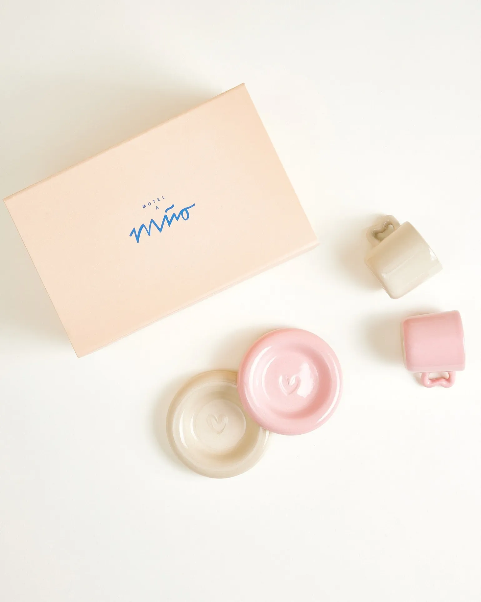 Seia Geschenk-Set Espresso rosa sand 5-teilig
