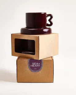 Seia Geschenk-Set Herz rosa burgund 3-teilig