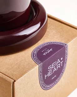 Seia Geschenk-Set Herz rosa burgund 3-teilig