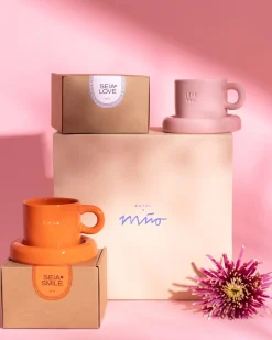 Seia Geschenk-Set Love Smile rosa orange 3-teilig