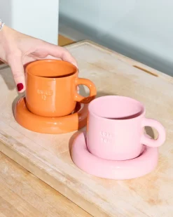 Seia Geschenk-Set Love Smile rosa orange 3-teilig