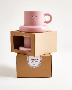 Seia Geschenk-Set Love Smile rosa orange 3-teilig