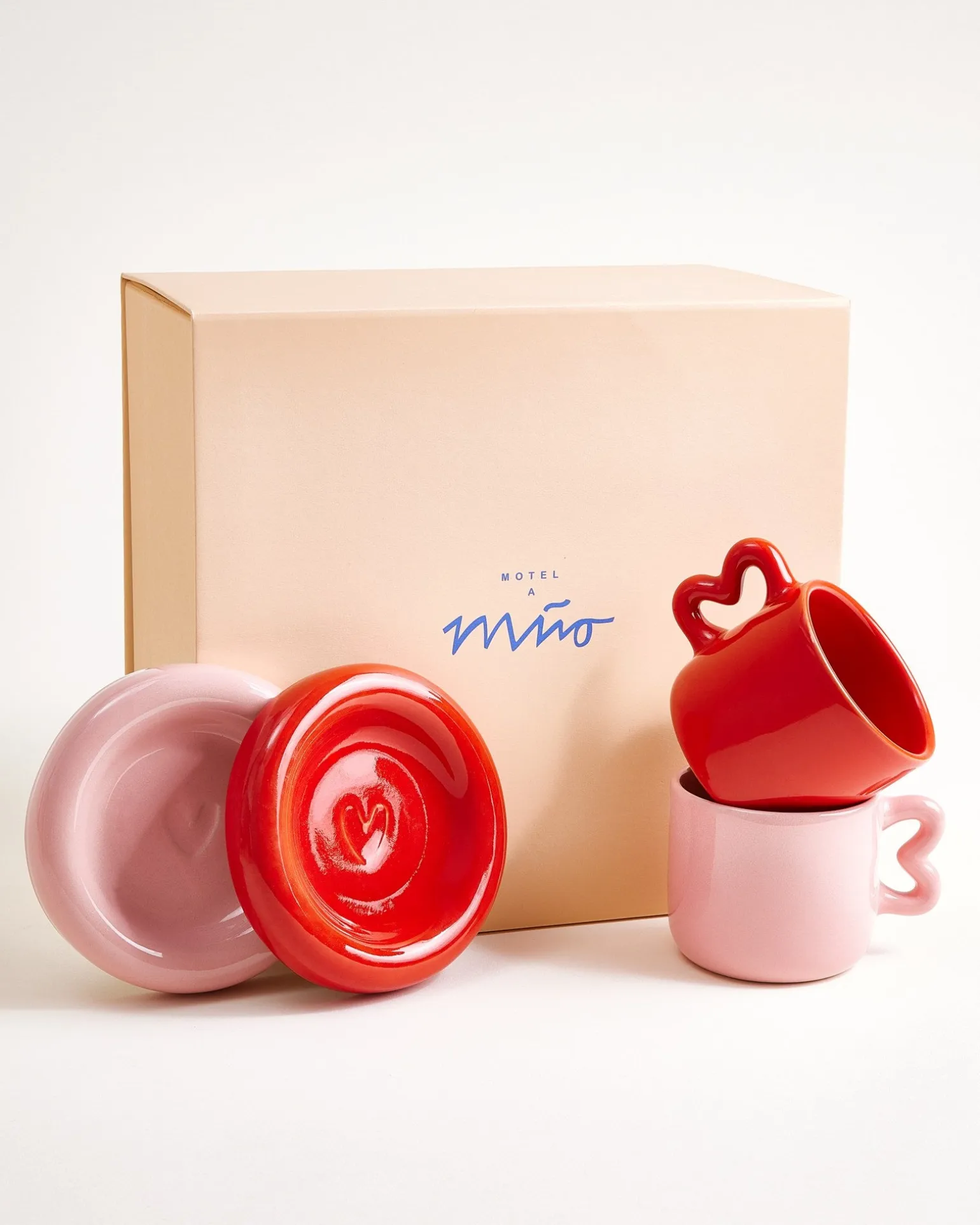 Seia Geschenk-Set rosa rot 5-teilig