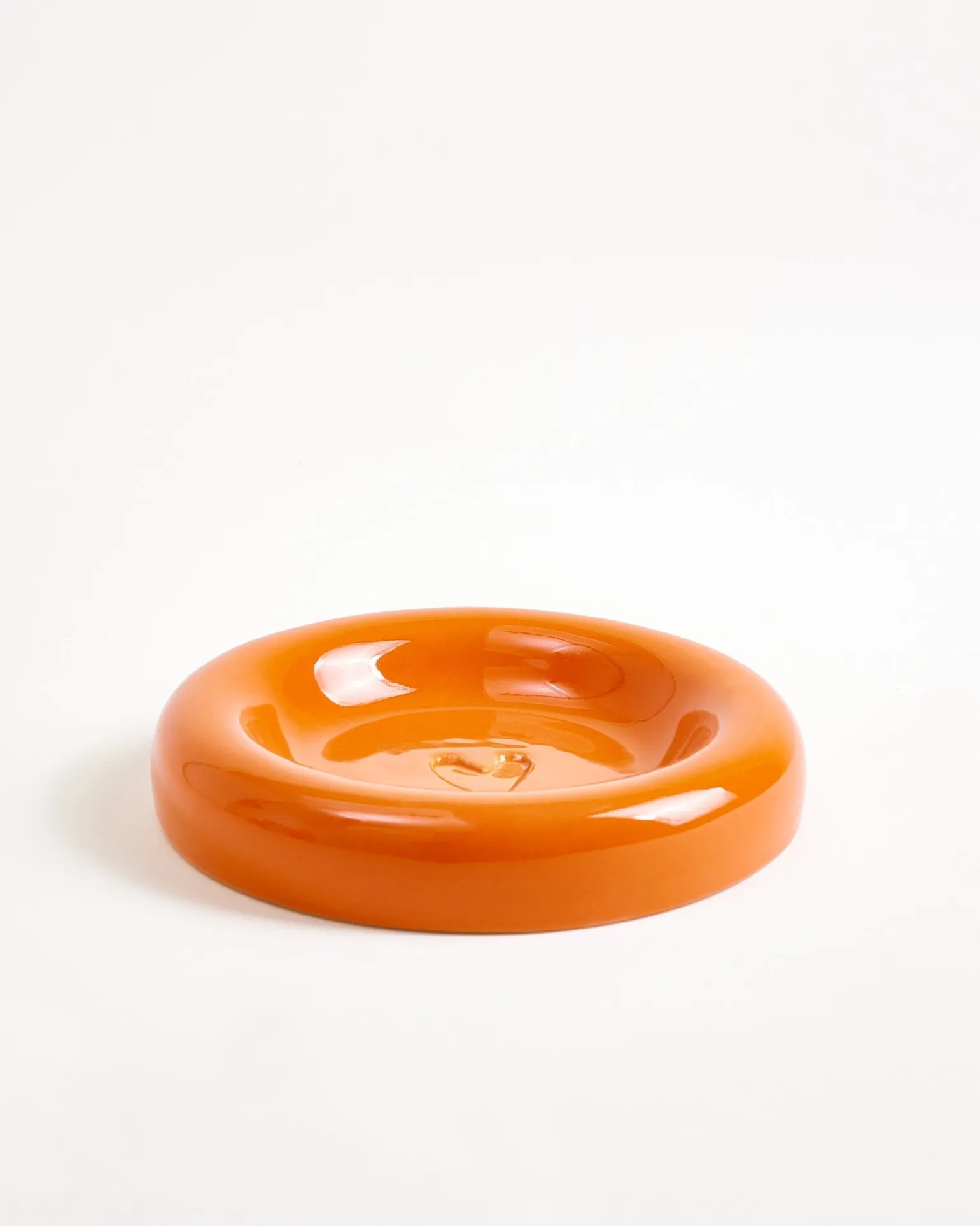 Seia Tasse & Untertasse Herz orange rosa