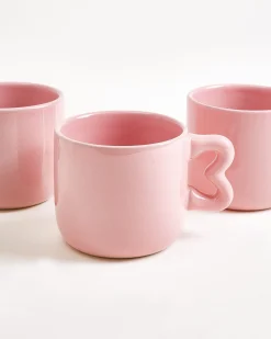 Seia Tasse & Untertasse Herz rosa