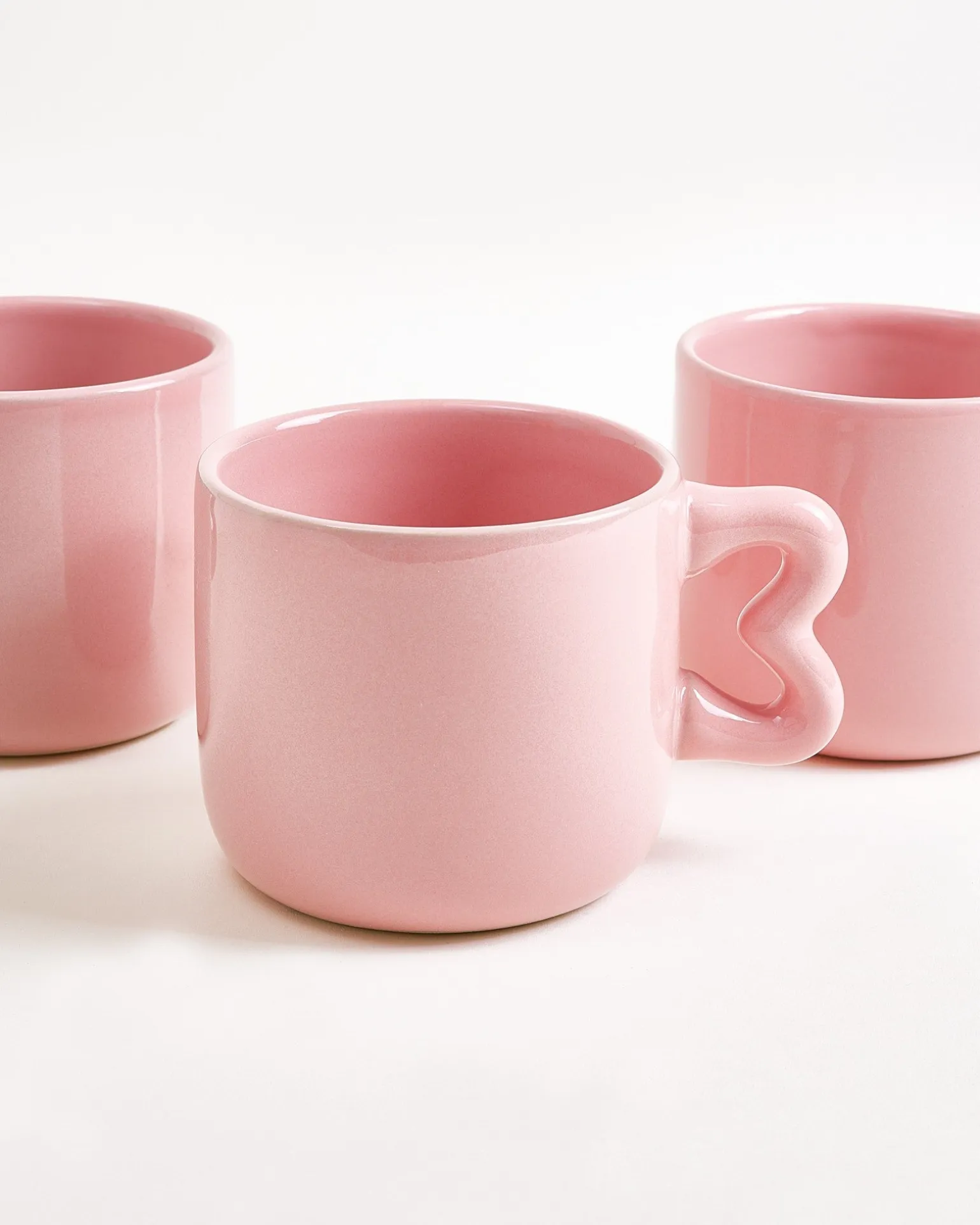 Seia Tasse & Untertasse Herz rosa