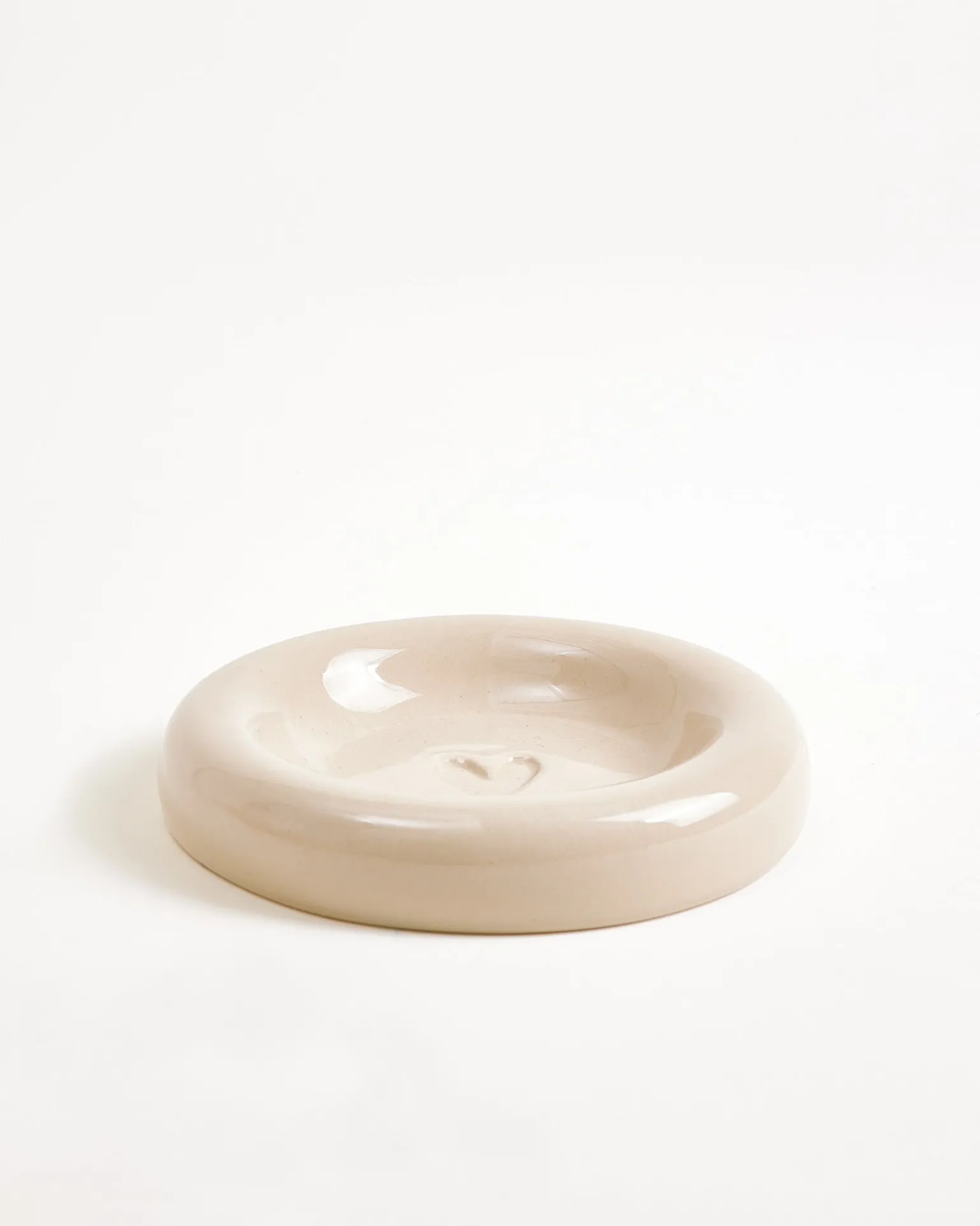 Seia Tasse & Untertasse Herz sand