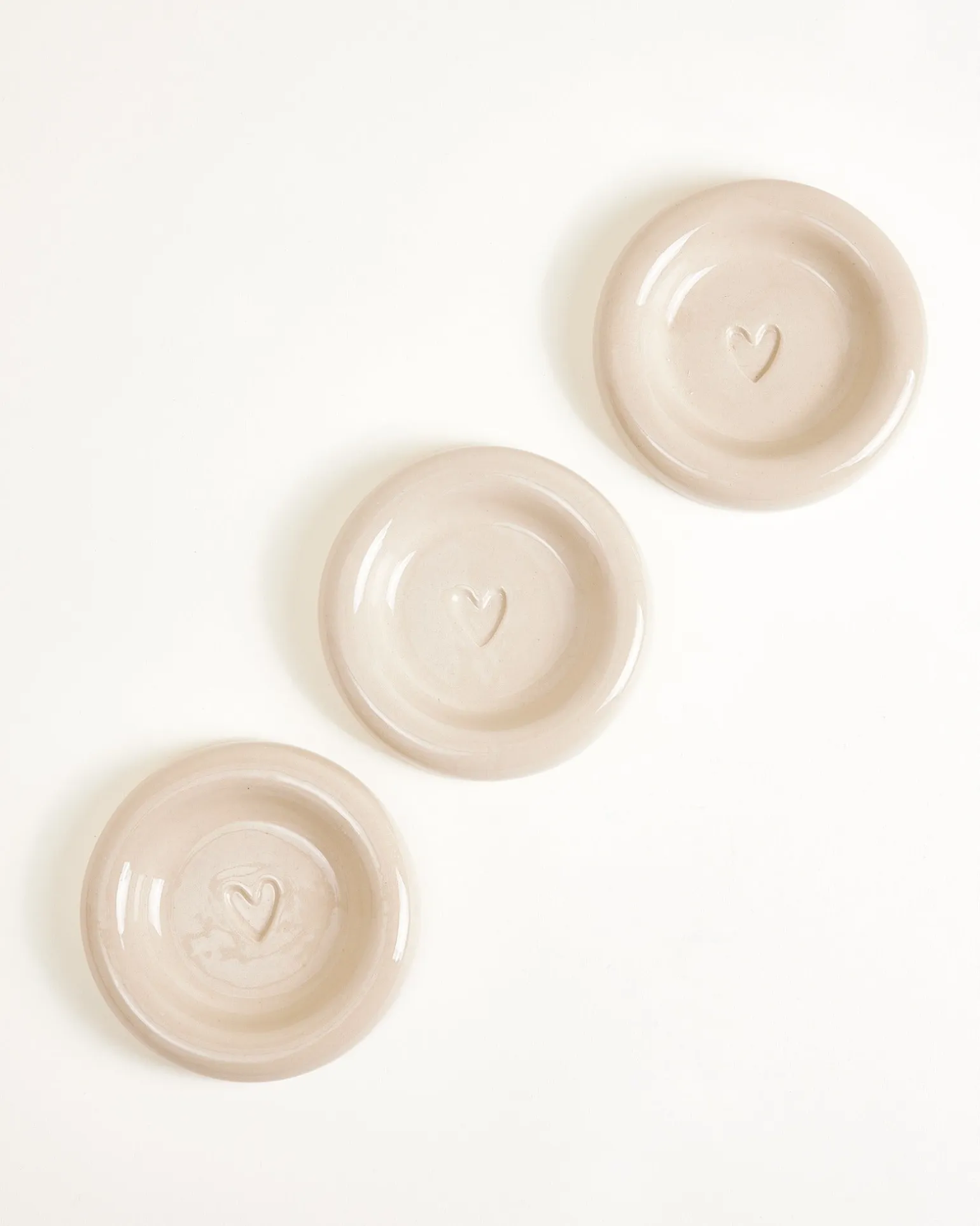 Seia Tasse & Untertasse Herz sand