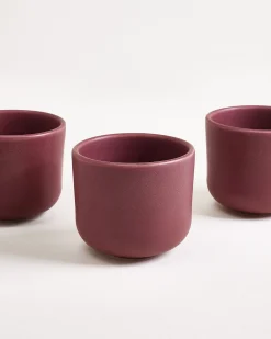 Sereno Becher klein bordeaux 4er-Set