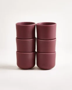 Sereno Becher klein bordeaux 6er-Set