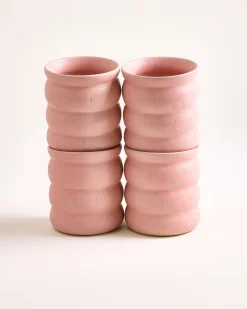 Sintra Becher groß bubble rosé 4er-Set