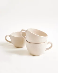 Sintra Espressotasse & Espressountertasse classic sand 4er-Set
