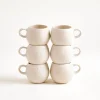 Sintra Espressotasse sand 6er-Set