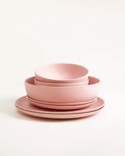Sintra Geschirr-Set modern rosé 7-teilig