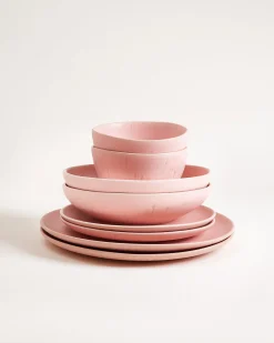 Sintra Geschirr-Set rosé 8-teilig
