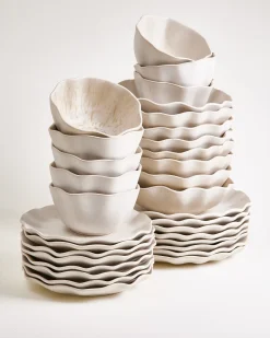 Sintra Geschirr-Set shell sand 32-teilig