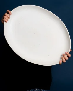Sintra Servierplatte XL oval sand